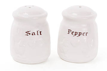 Керамічний набір для спецій Тоскана, 11,5*5,5*7см, колір - білий