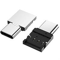 Адаптер XoKo AC-045 USB - Type-C серебряный