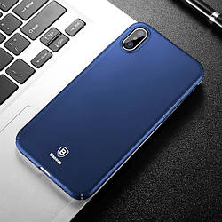 Чехол Baseus Thin Series for iPhone X (ZB15) Blue