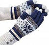 Перчатки XoKo для сенсорних екранів Ornament Blue (XK-TouchGloves-BBB), фото 2