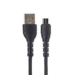 Кабель Proda PD-B47m Micro USB Quick Charge 3А з передачею даних чорний