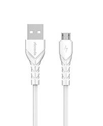 Кабель Proda PD-B47m Micro USB Quick Charge 3А з передачею даних білий