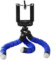 Штатив настольный XoKo с держателем для телефона/GoPro/фотоаппарата Octopus SS-001 Blue