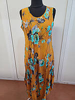 Плаття літнє штапель "ламбада длине
