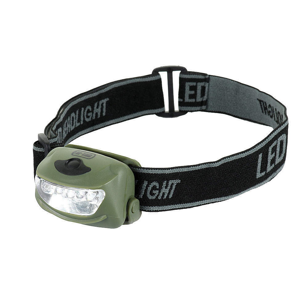 Ліхтар налобний M-Tac 4+1 LED Olive MTC-HL-022-OD