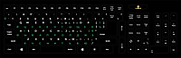 Наклейки на клавиатуру XoKo 109 клавиш Украинский / Английский / Русский