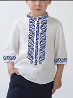 Заготівка для вишивання під дитячу сорочку Орнамент. Тканина домоткане полотно