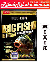 Прикормка для рыбалки Real Fish Big Fish Monster Carp "Мидия", 1кг