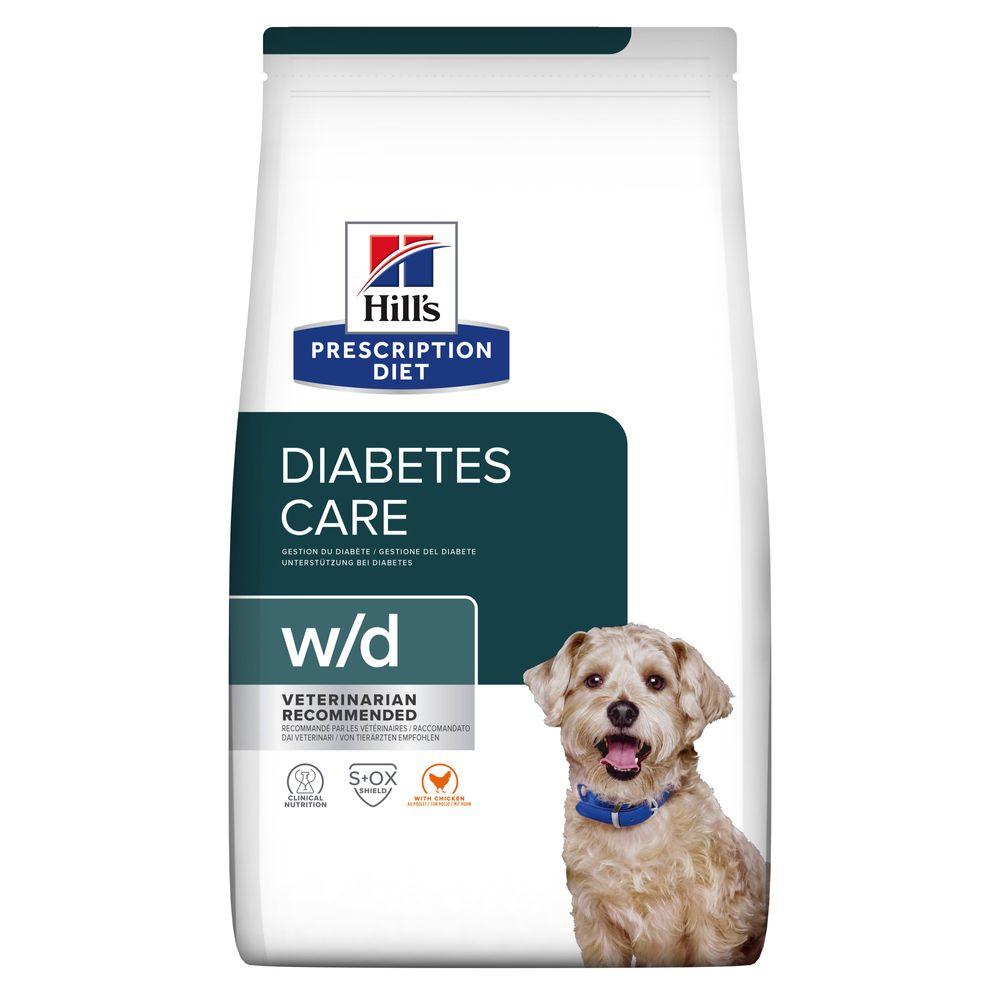 Hill's Prescription Diet w/d Сухий корм для собак при цукровому діабеті, з куркою, 10 кг