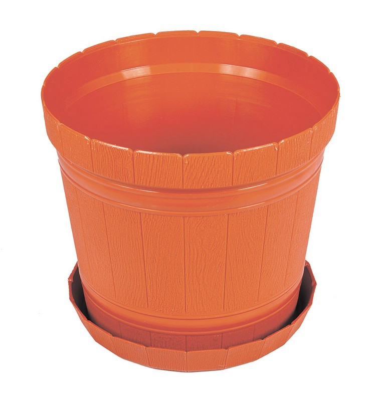 Горщик квітковий ГОСПОДАР "ДІЖЕЧКА" Ø21см коричневий 92-8040 |Горшок цветочный ГОСПОДАР "КАДУШКА" Ø21см коричневый 92-8040, фото 1