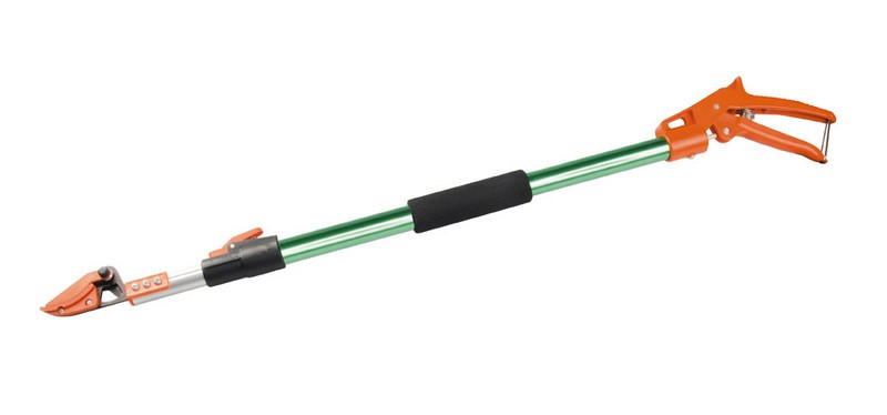 Секатор садовий 800-1200мм Mastertool 14-6908 штанговий телескопічний пістолетний |зріз косий 10мм для дерев винограда кущів гілок