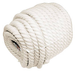 Канат бавовняний ГОСПОДАР Ø26.0мм 50м 92-0543 |Канат хлопчатобумажный ГОСПОДАР Ø26.0мм 50м 92-0543