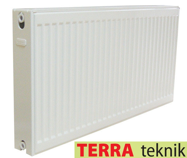 Сталевий Радіатор опалення (батарея) 500x700 тип 22 Terra Teknik (бокове підключення, 1351 Вт)