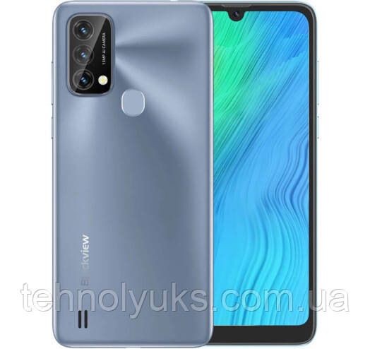 Смартфон Blackview A50 3/64 GB Blue, 2sim, екран 6.01" IPS, 4G, 13+0, 3+0,3/5 Мп, 4280 mAh, Android 11, фото 1
