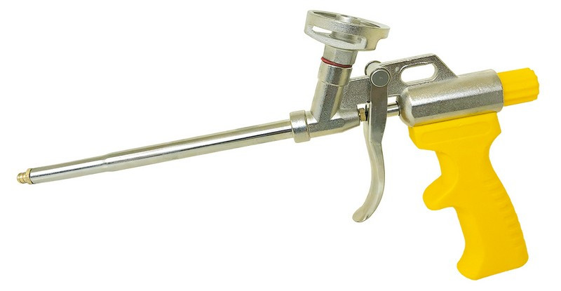 Пістолет для монтажної піни 320мм металевий баллонопріемнік Mastertool 81-8681, фото 1