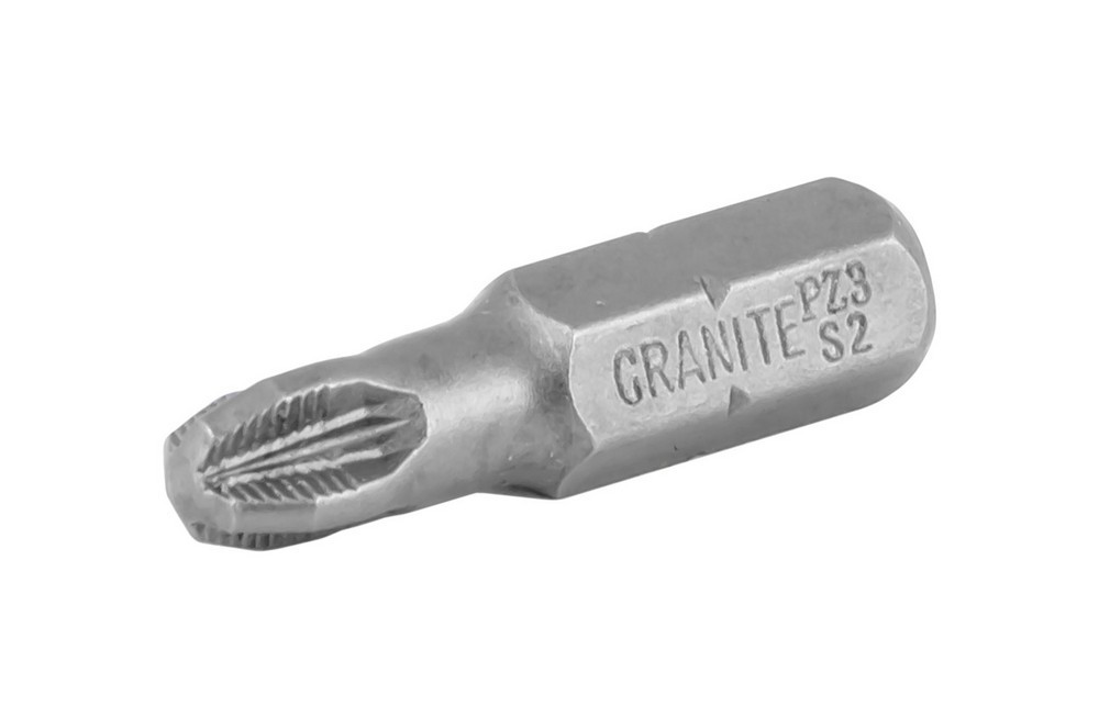 Насадки викруткові GRANITE РZ3х25мм S2 2шт 10-93-250 |Насадки отвёрточные GRANITE РZ3х25мм S2 2шт 10-93-250