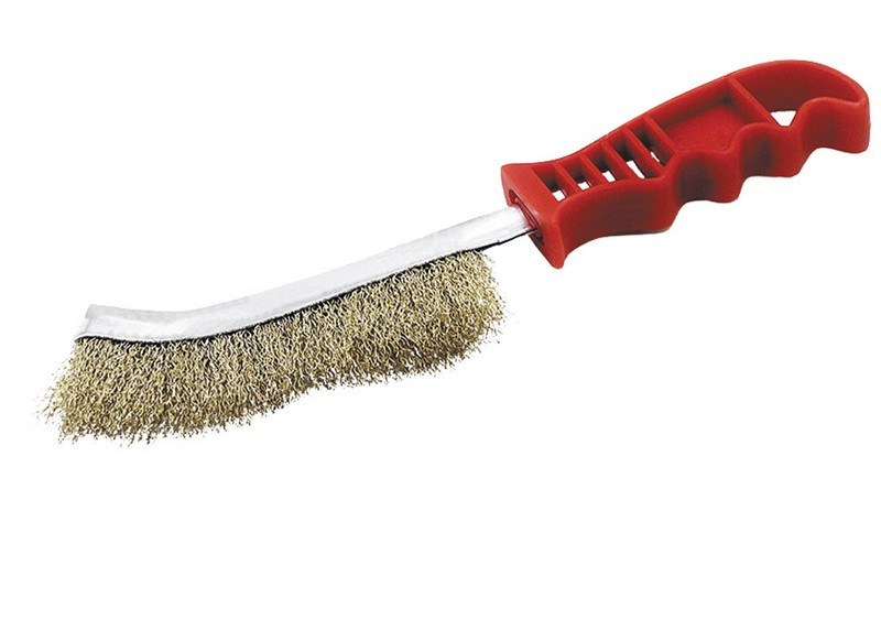 Щітка дротова з пластиковою ручкою Mastertool 14-5523