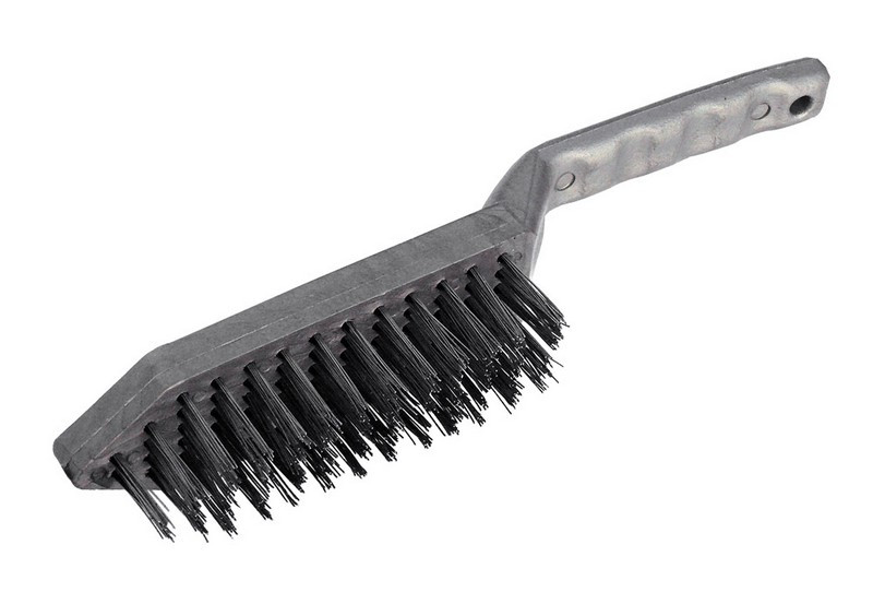 Щітка дротова 5-рядна з пластиковою ручкою Mastertool 14-5505