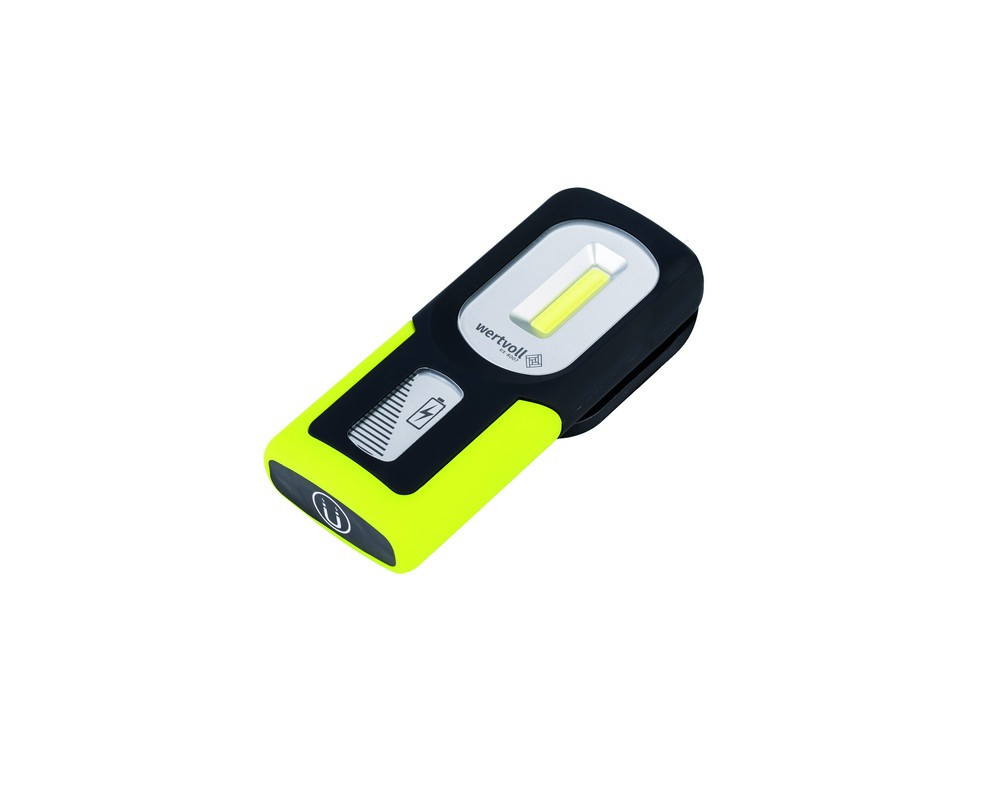 Ліхтар магнітний з підвісом WERTVOLL 5 режимів COBLED/RED IP44 Li-pol 1200 mAh/t 6500 K/120 lum ABS 117х50х26 RX-8007 |Фонарь