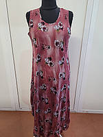 Сплата жінок без рукав, довга, Ламбада, штапель, SAIMEIQI