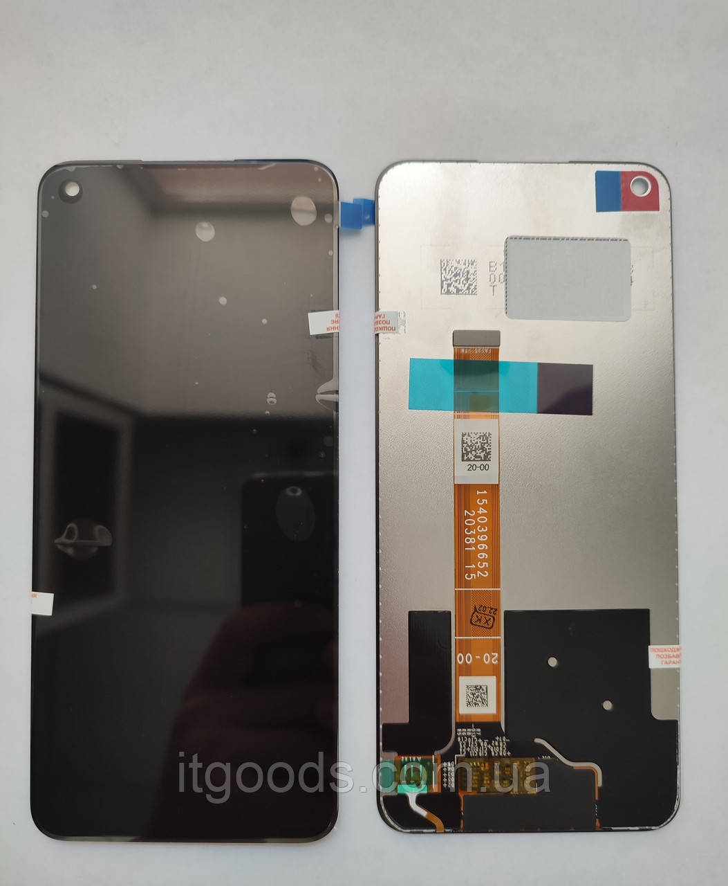 Оригінальний дисплей (модуль) + тачскрін (сенсор) для Oppo A52 (чорний колір)