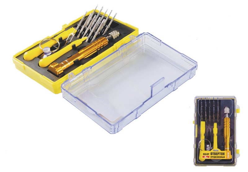 Набір викруток 15 ел точні Mastertool 40-0163