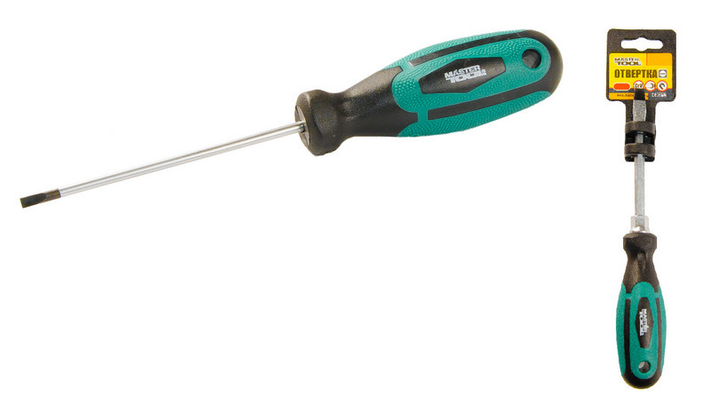 Викрутка плоска sl3х75мм посилена Mastertool 45-8375, фото 1