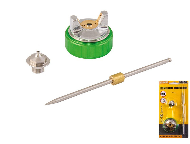 Комплект форсунок до lvlp ø1.3мм Mastertool 81-8693