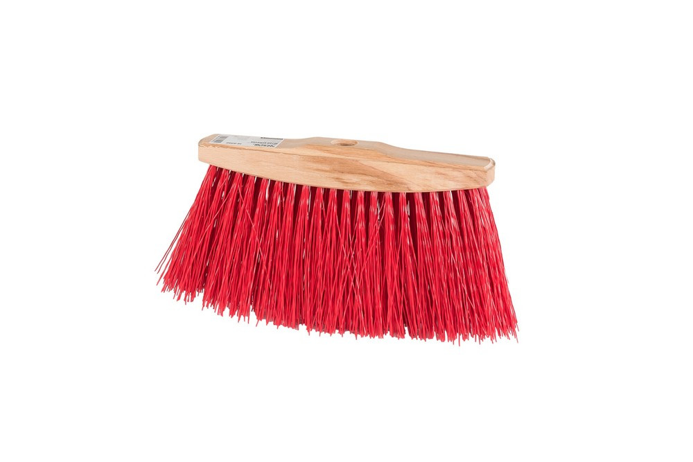 Мітла вулична midi 250х40х155мм пе+пвх+пп дерев'яна з внутрішнім кріпленням без ручки Mastertool 14-6350, фото 1