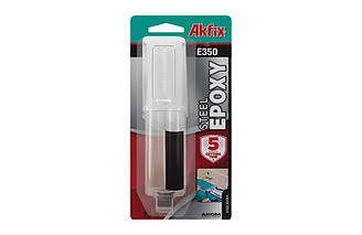 Клей епоксидний для стали AKFIX Е350 в шприці EA112 |Клей эпоксидный для стали AKFIX Е350 в шприце EA112