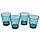 Набір низьких склянок з акрила Certified International Diamond Teal 470 мл 4 шт бірюзовий 20431, фото 2