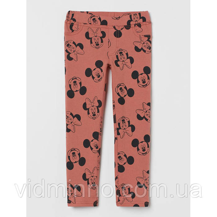 Дитячі трегінси штани Minnie Mouse H&M на дівчинку р.134 - 8-9 років /97743/