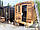 Sauna Cube Quadro Old Wood 2,35x2,0m Thermowood Production, фото 6