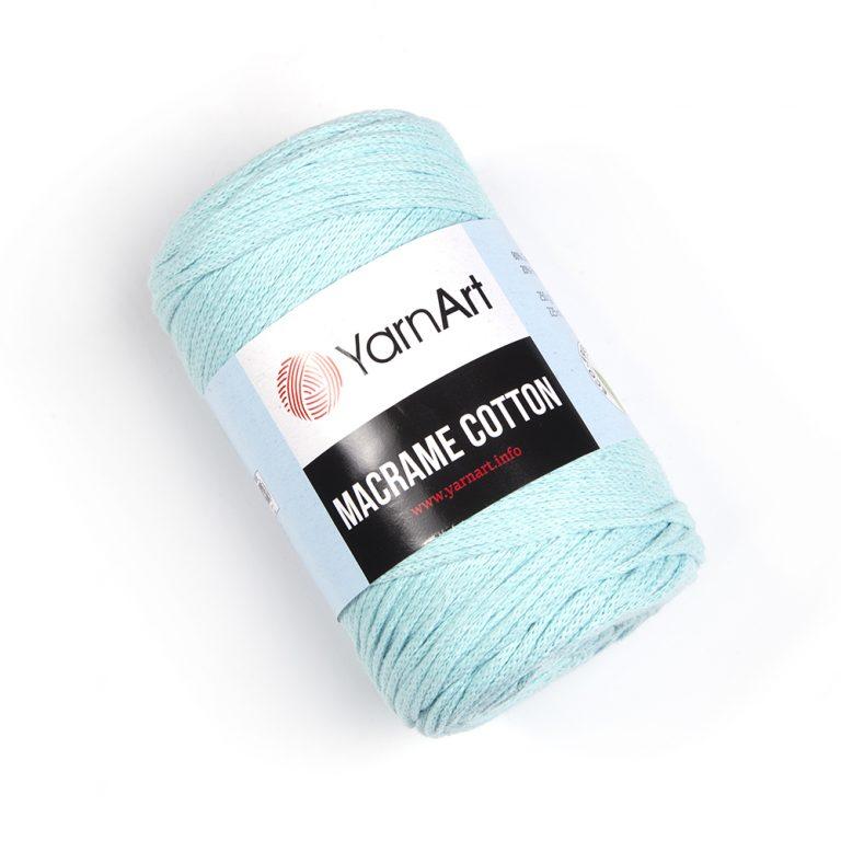 YarnArt Macrame Cotton 775 блакитна м'ята