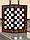 Розкішні шахи, шашки, нарди - набір 3 в 1 із акрилового каменю 58*28*5 см, арт.190609, фото 2
