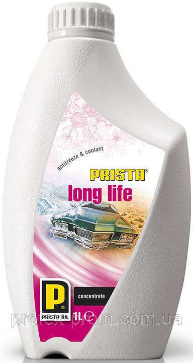 Антифриз Prista Long Life 1л (конц. черв.) (шт.)