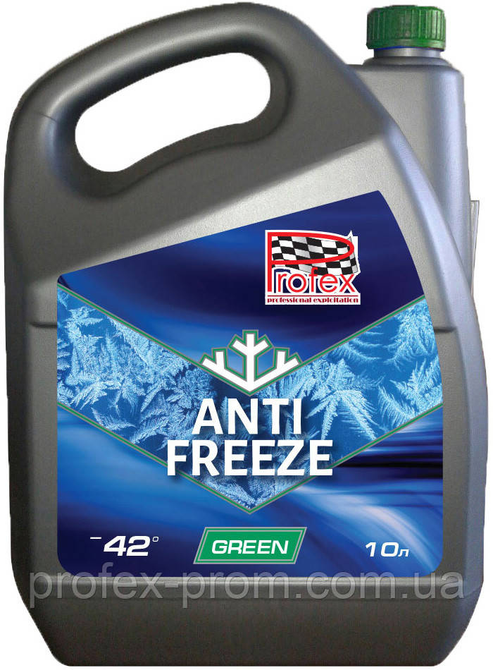 Охолоджуюча рідина Antifreeze ТМ"Profex" Professional Green -42 10кг (шт.)