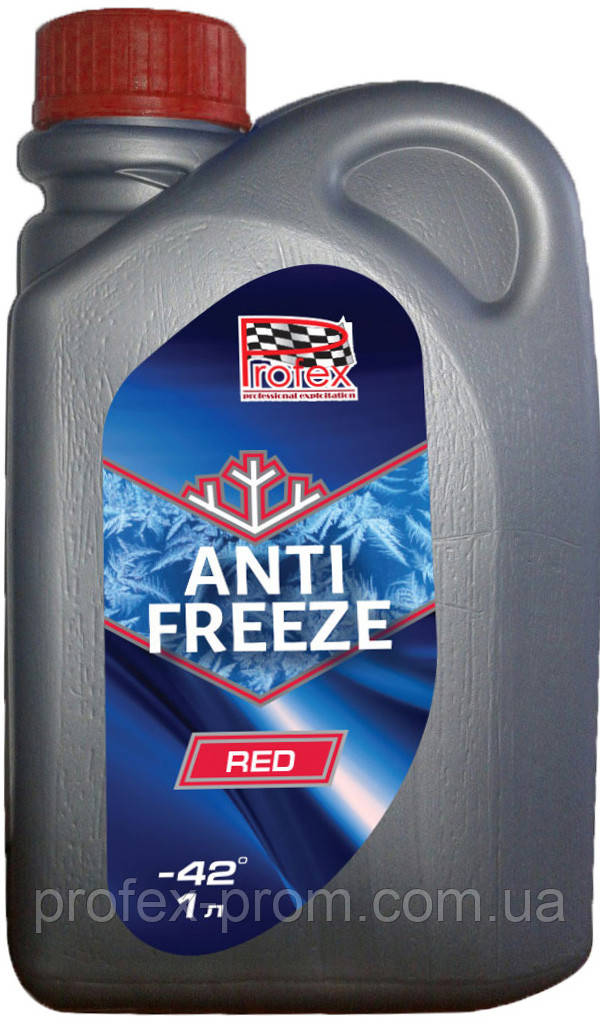 Охолоджуюча рідина Antifreeze ТМ"Profex" Professional Red -42 1кг (шт.)