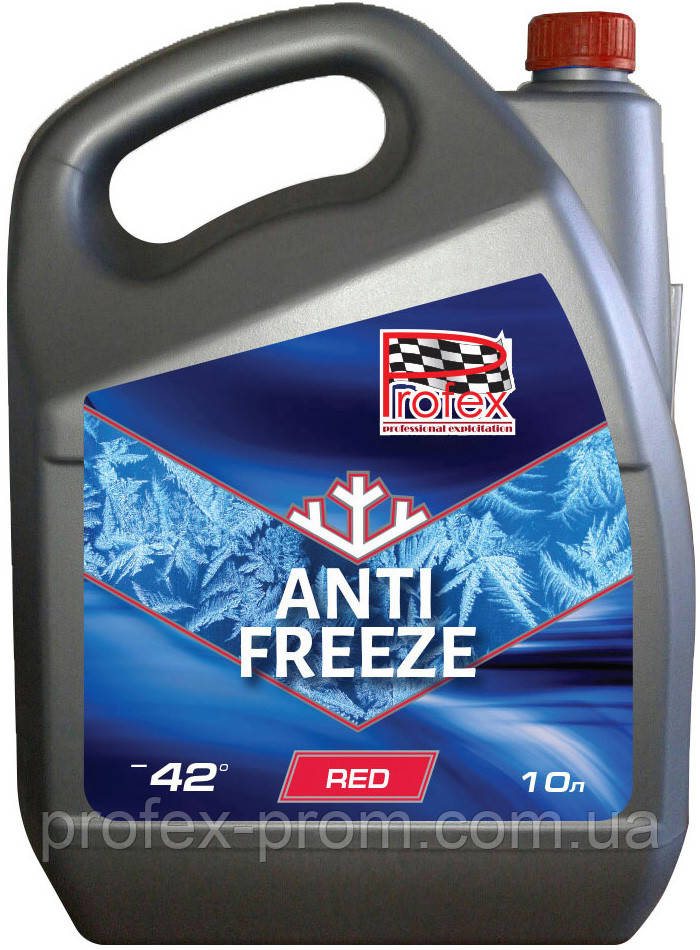 Охолоджуюча рідина Antifreeze ТМ"Profex" Professional Red -42 10кг (шт.)