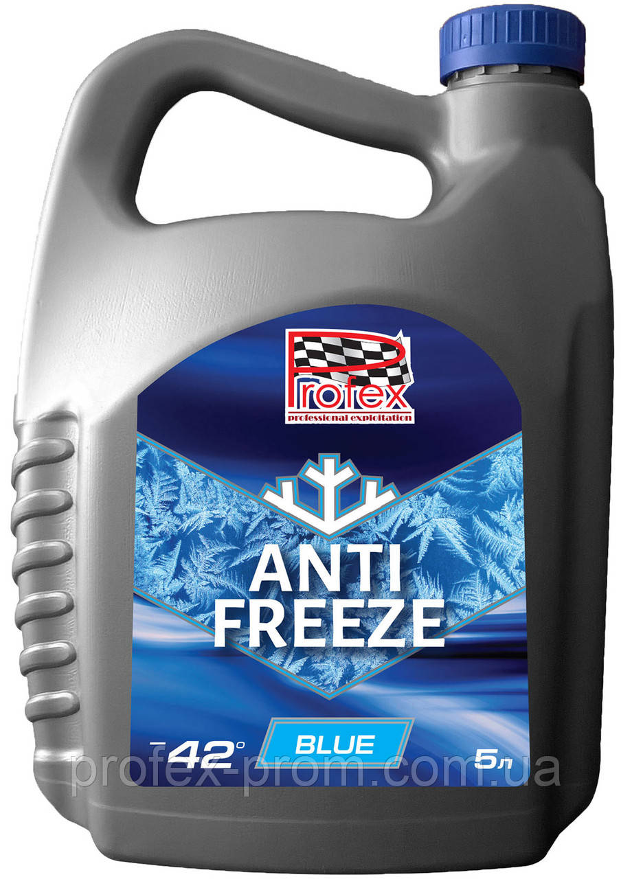 Охолоджуюча рідина Antifreeze ТМ"Profex" Professional Blue -42 5кг (шт.)