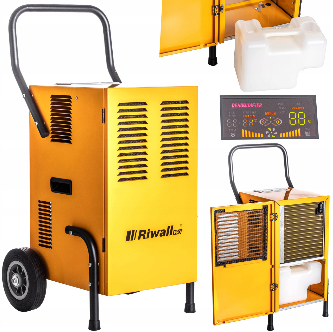 Осушувач повітря Riwall Pro 50 л 900 Вт, фото 1