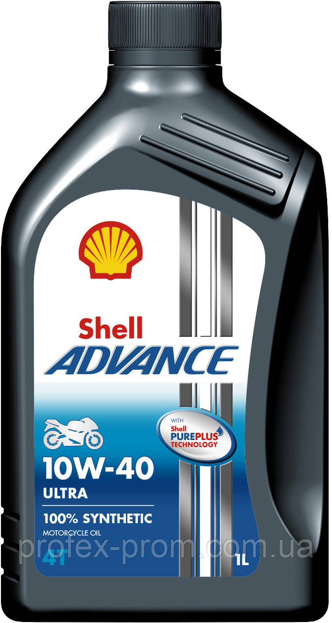 Олива Shell Advance 4T Ultra 10W-40, 1л (шт.) - фото 1 - id-p1658088107