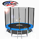 Батут 183см King Sport c сіткою + Подарунок сходи !, фото 3