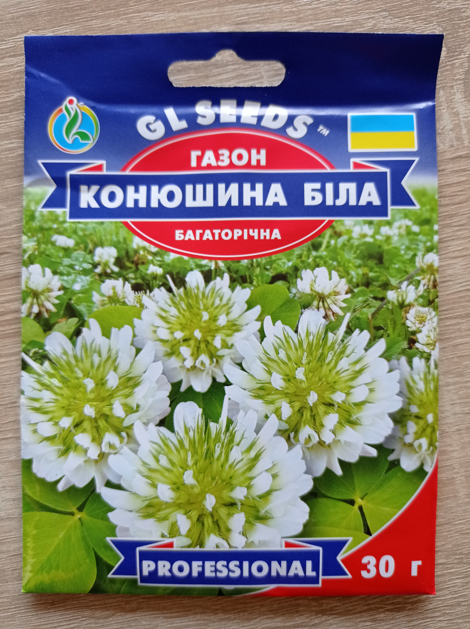 Газон Конюшина біла багаторічна 30 г, GL Seeds