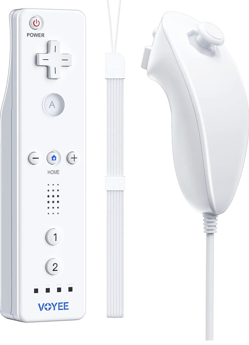 Пульт ДК Wii з Nunchuck, контролер із вбудованим 3-осьовим Motion Plus, бездротовий ігровий контролер