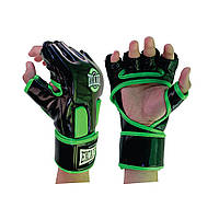 Перчатки MMA Excalibur 667 S зеленый/черный