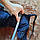 Бюстгальтер (ліфчик) жіночий з пуш-апом, колір чорний/блакитний, розмір 70В, фото 7
