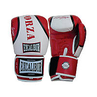Перчатки боксерские Excalibur 550-05 Forza (10 oz) белый/красный