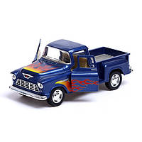 Машинка металлическая Пикап Chevy Stepside (1955) Kinsmart KT5330FW инерционная 1:32 Синий, Land of Toys