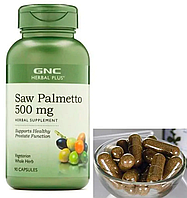 Со Пальметто GNC Saw Palmetto 500 mg 90 caps